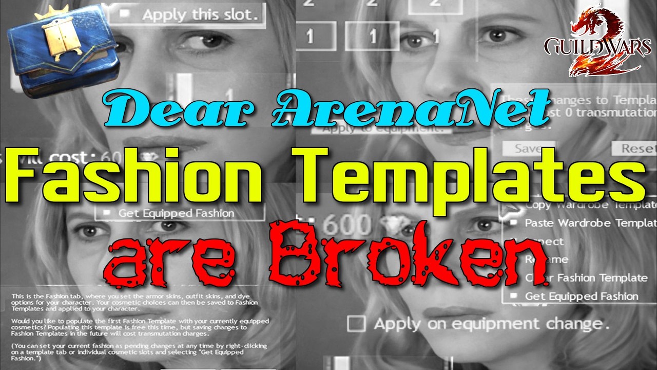 Guild Wars 2 | Dear ArenaNet | Fashion Templates are a Disaster