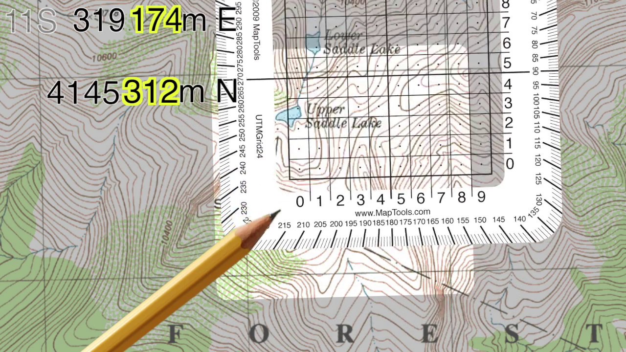 Plotting UTM Coordinates with a Grid Tool
