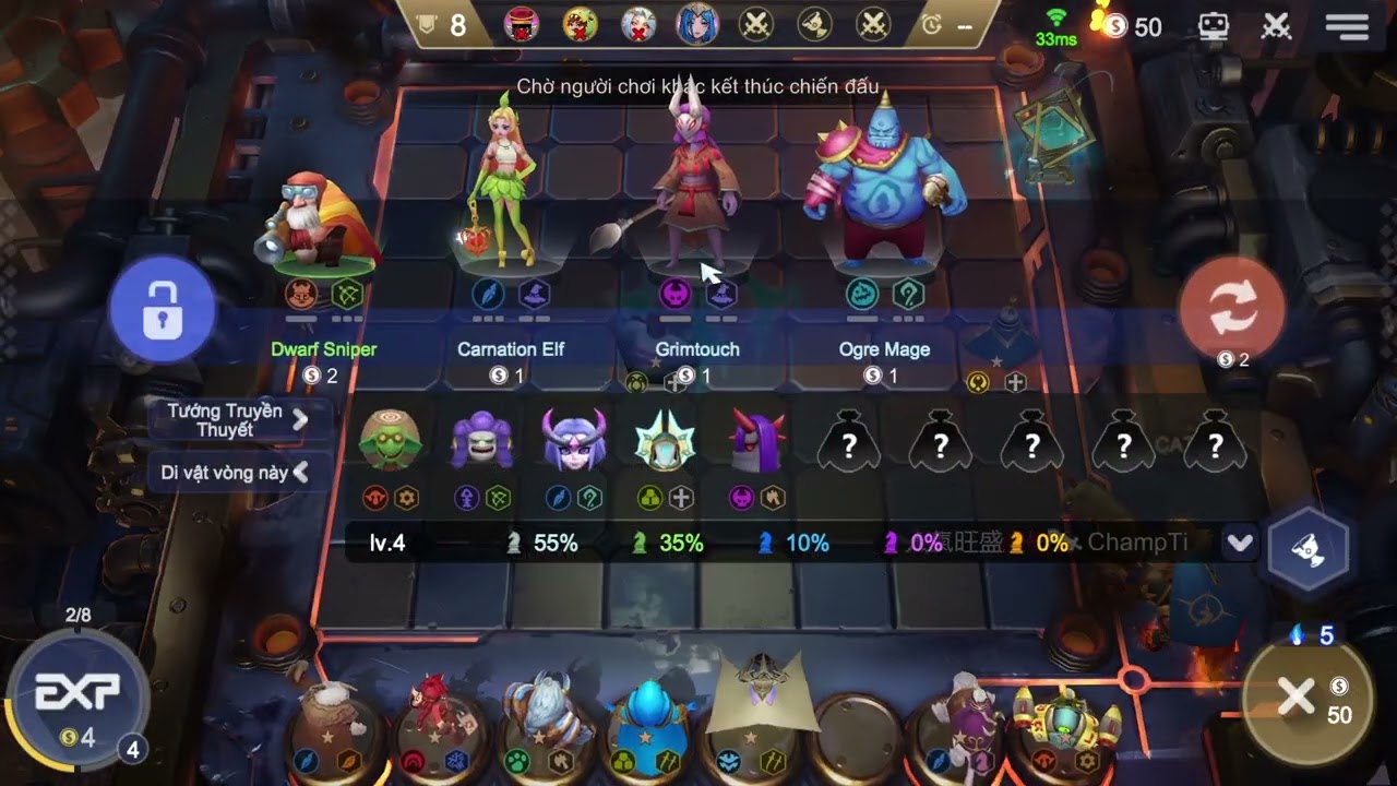 Ngẫu hứng máy chém đối đầu chiến binh sắt / Autochess gameplay