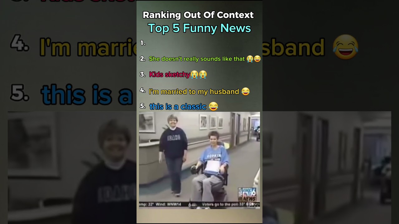 Ranking The Funniest News #shorts