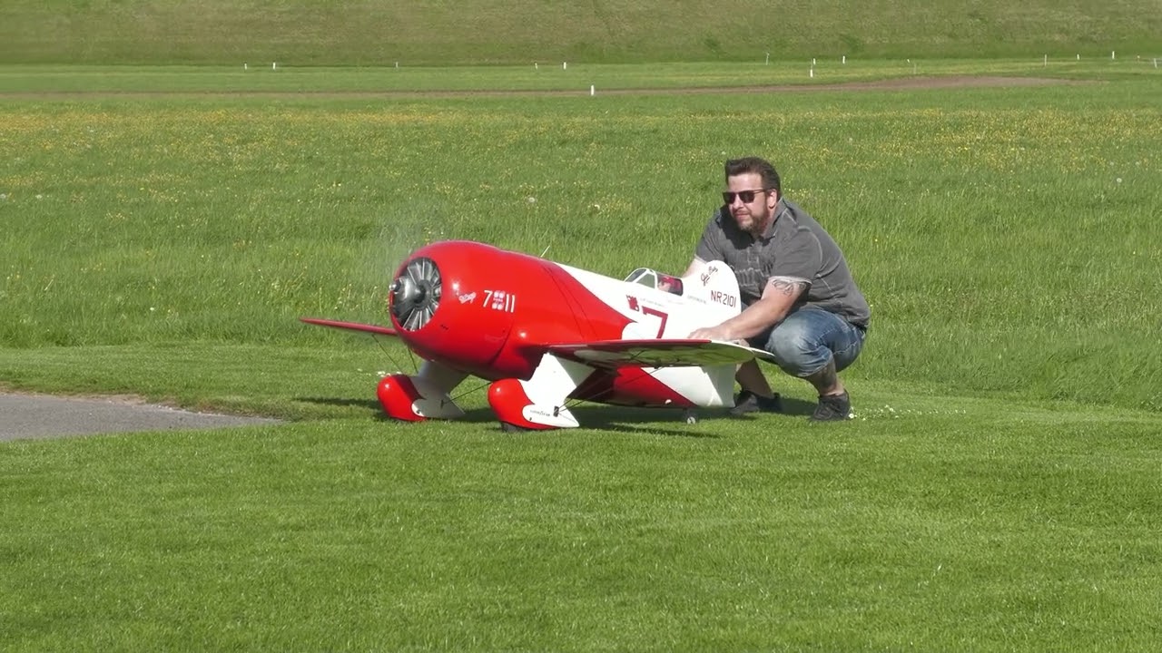 GeeBee R2 Action - Carf Modell -    Fabian und Marcel