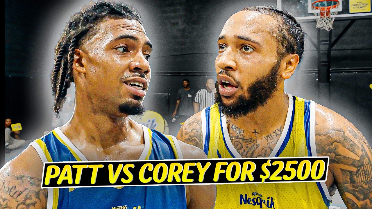 Patt vs HS Mixtape Legend Corey Sanders 1v1 for $2,500!!  | Nesquik Creator Court