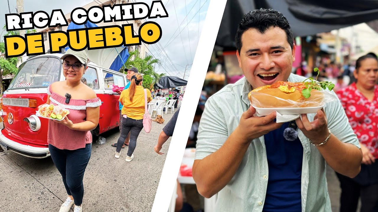 TRADICIONALES PANES RELLENOS y COMIDA MEXICANA PICANTE | Así comen en los pueblos