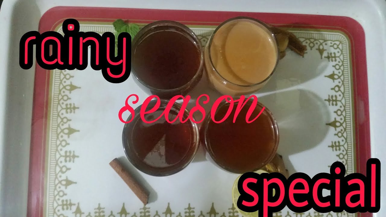Four types of tea/ Herbal tea /masala tea/sulaimania /plain tea/black tea