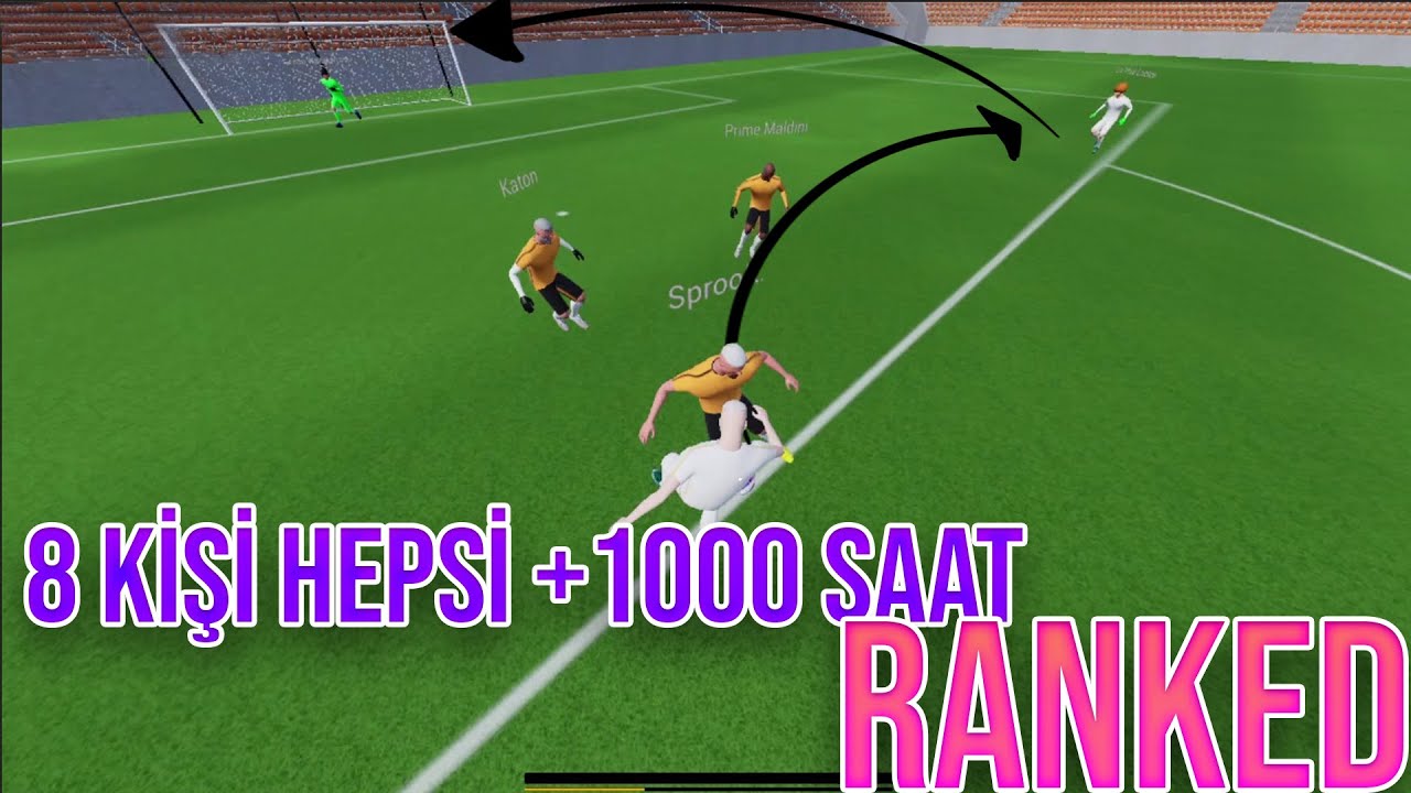 Pro Soccer Online Espor Takımımla Ranked Maçı 8 v 8
