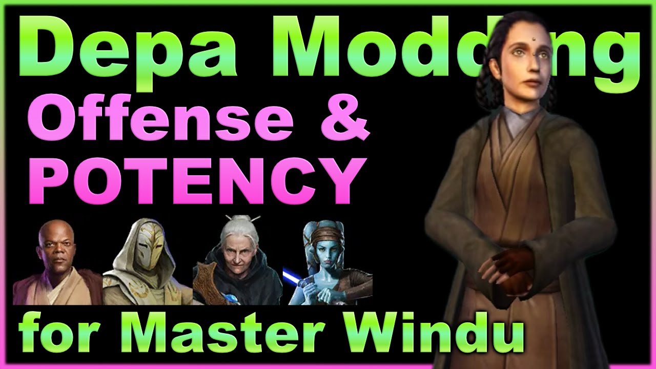 Depa Billaba - MODDING & Team Synergy Guide for Legendary MACE Windu & Jedi Vanguard - SWOGH