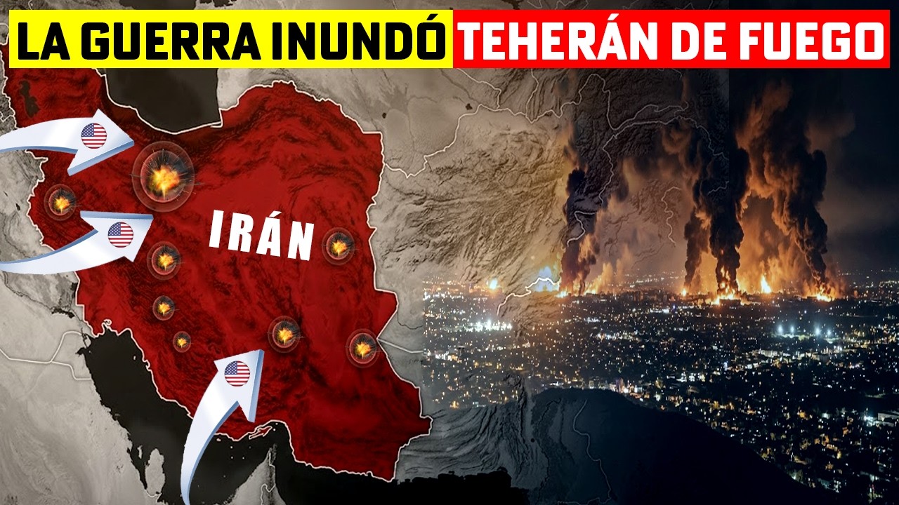 MAYOR ATAQUE AÉREO DE LA HISTORIA CONTRA TEHERÁN: EEUU e Israel responden con miles de bombas JDAM