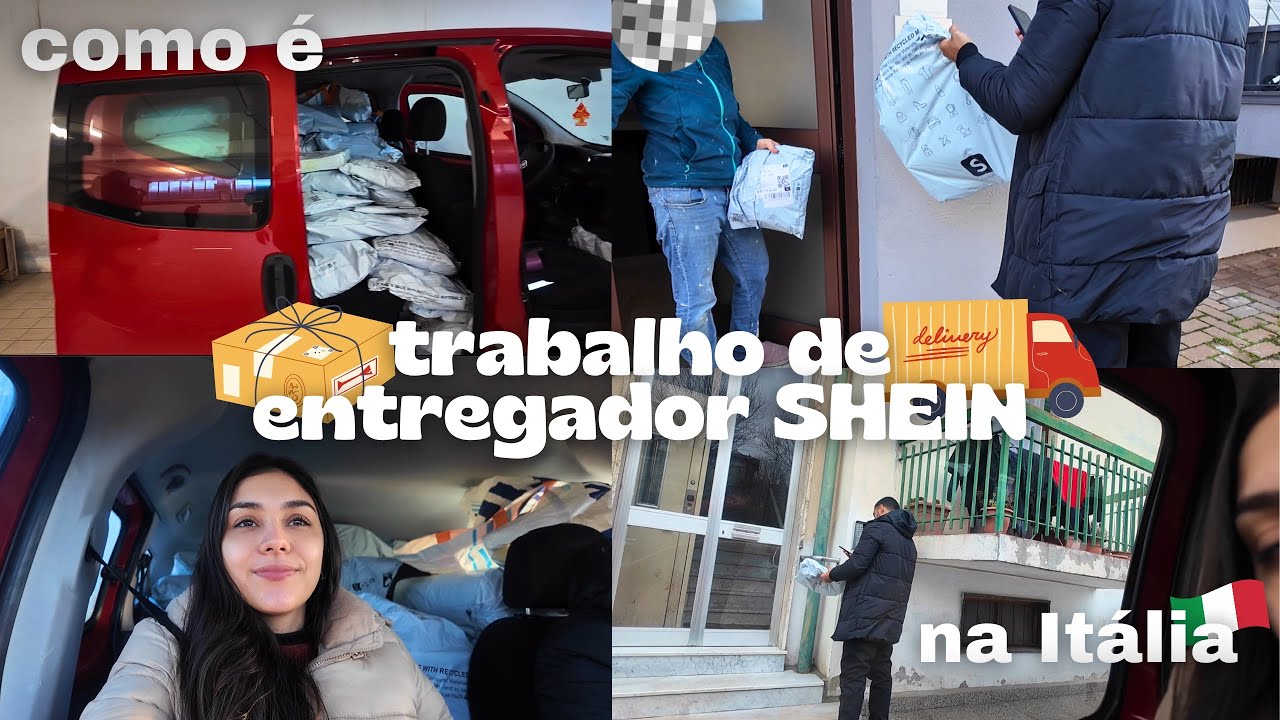 TRABALHO COMO ENTREGADOR (CORRIERE) DA SHEIN, MORANDO NA ITÁLIA 🇮🇹🚚📦