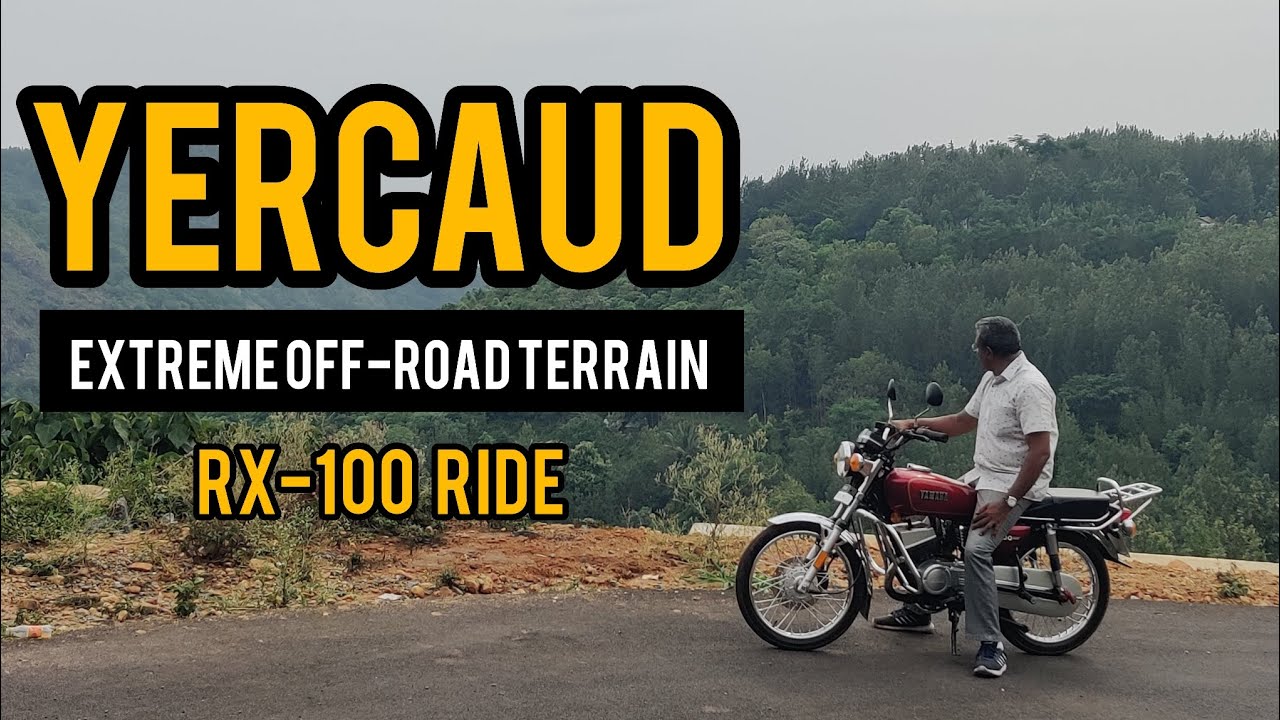 Yamaha RX 100 YERCAUD off-road route / Extreme off-road terrain ride. . . .#travel #cool #2stroke
