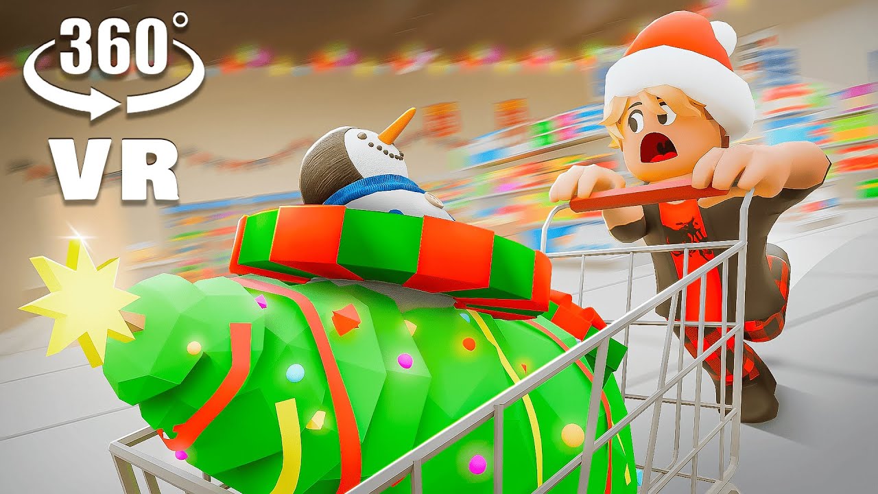 360° VR - The Day Before CHRISTMAS (Roblox RP)