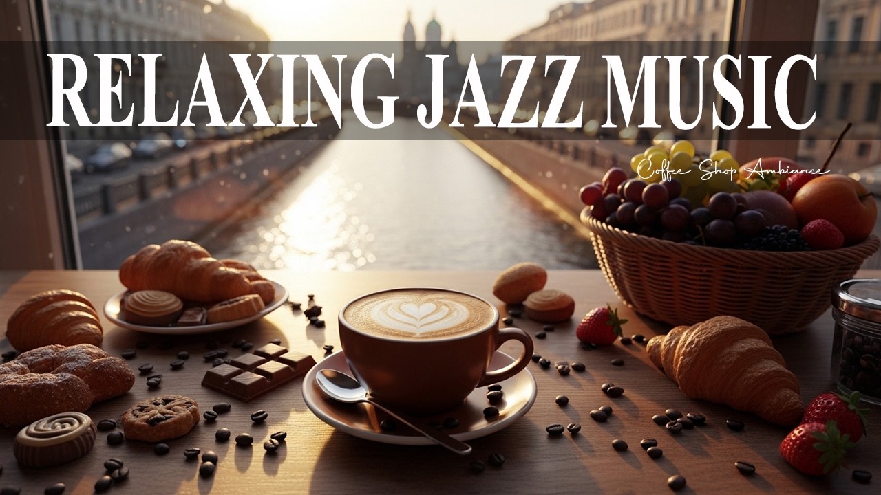 Relaxing Jazz Music ☕ Coffee Shop Ambiance - Relaxing Bossa Nova Instrumental for Working.