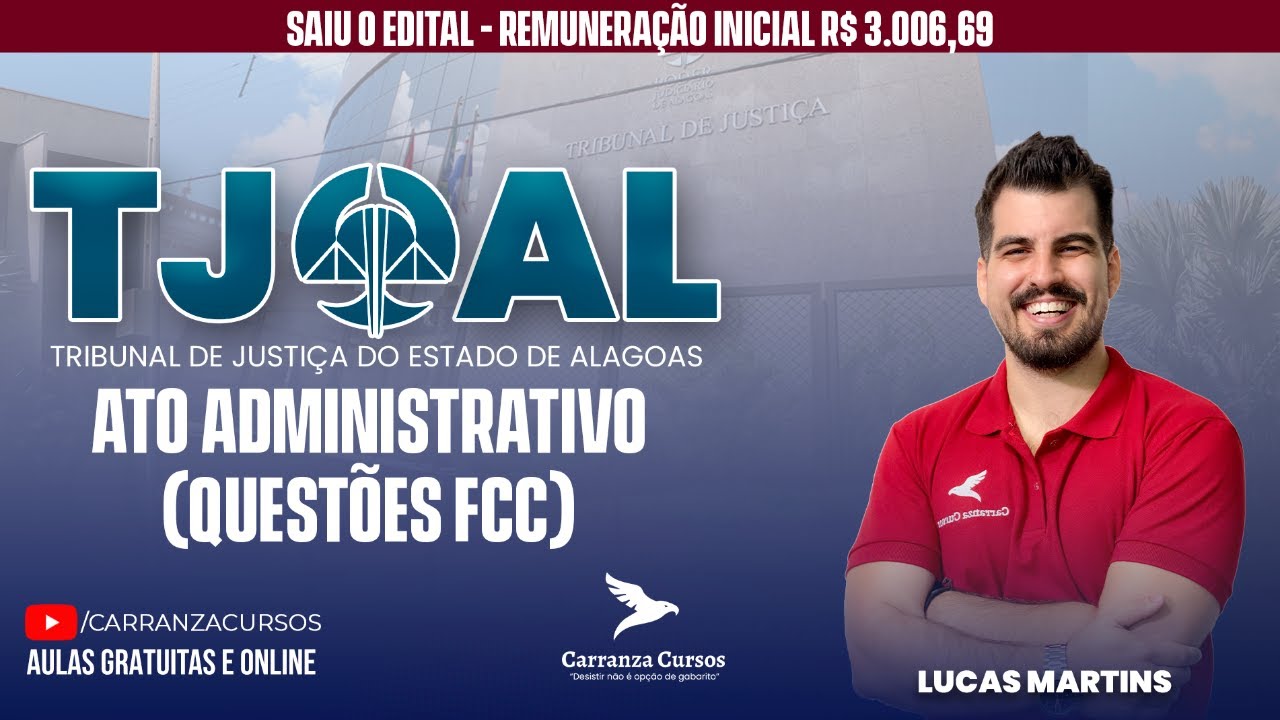 TJAL - Ato Administrativo (Questões FCC) - Prof. Lucas Martins