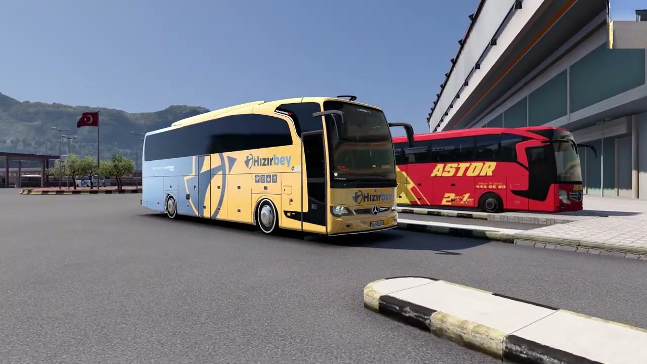 Euro Truck Simulator 2- Rize - Tekirdağ Seferi HızırBey Turizm  !