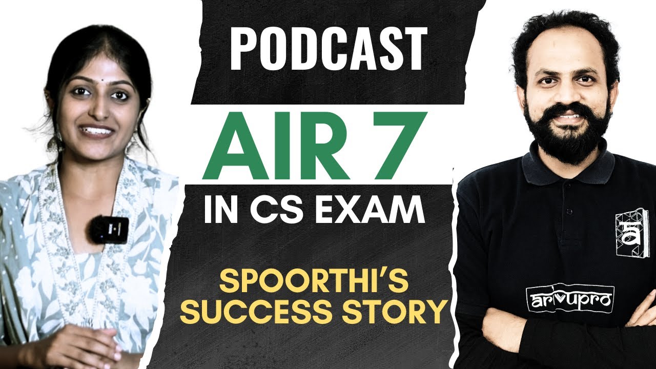 All India Rank 7 in CS Exam! Spoorthi’s Journey to Success