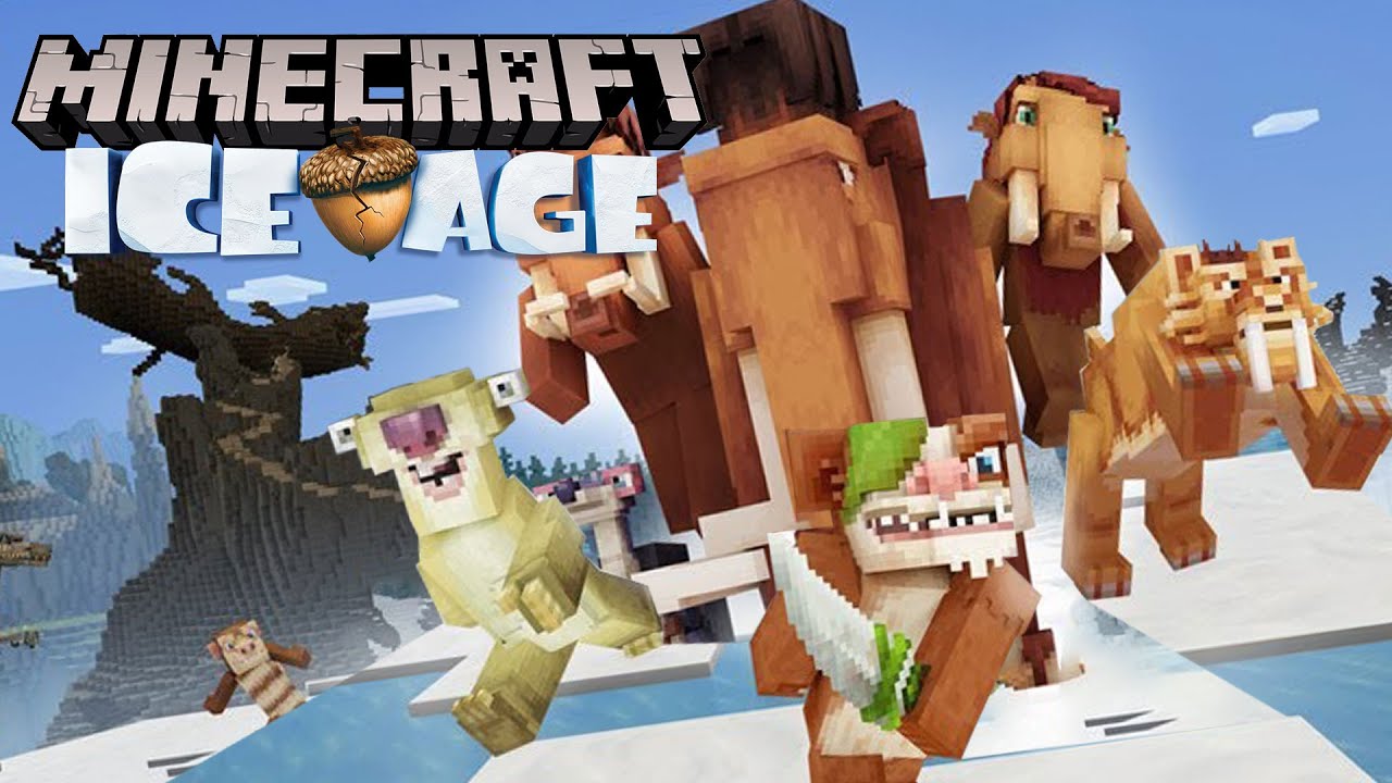 Exploring the SECRETS of ICE AGE in Minecraft