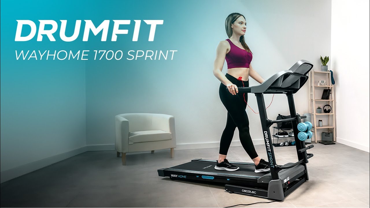 Tapis roulant pieghevole - DrumFit WayHome 1700 Sprint