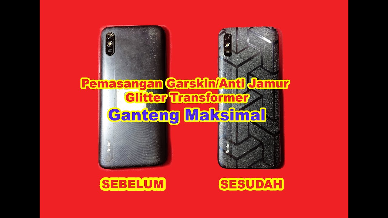 Cara Pasang Garskin, Anti Jamur HP Semua Tipe Model Transformer 3D