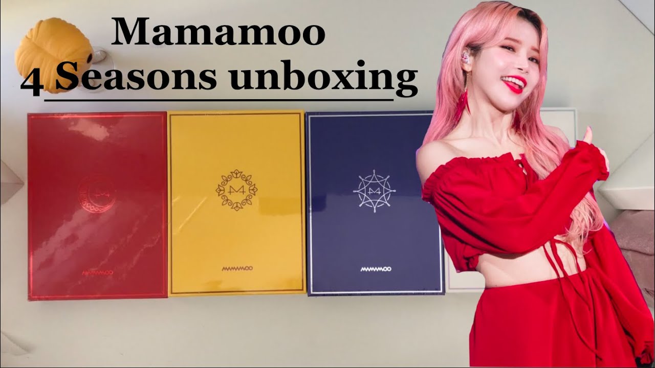 Mamamoo unboxing - 4 seasons mini album series