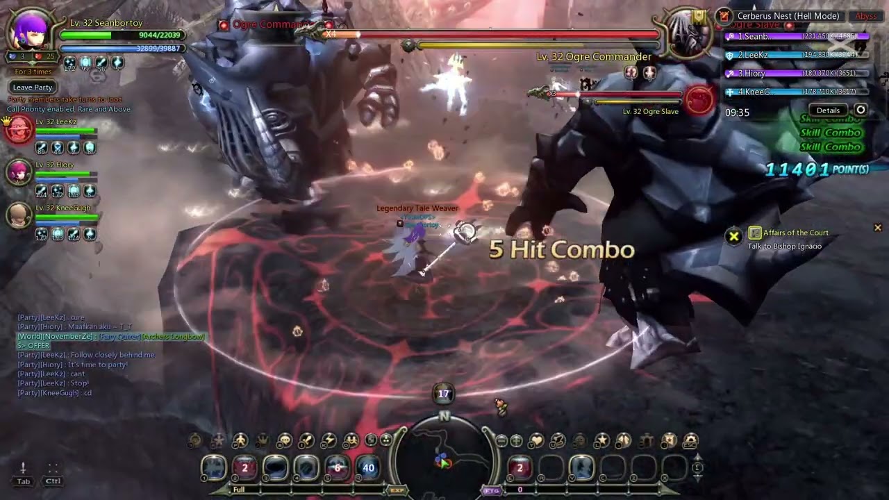 CERBERUS NEST (HELL MODE) - FORCE USER CLASS | FIRST CLEAR W/ RANDOM PARTY | DRAGON NEST CLASSIC