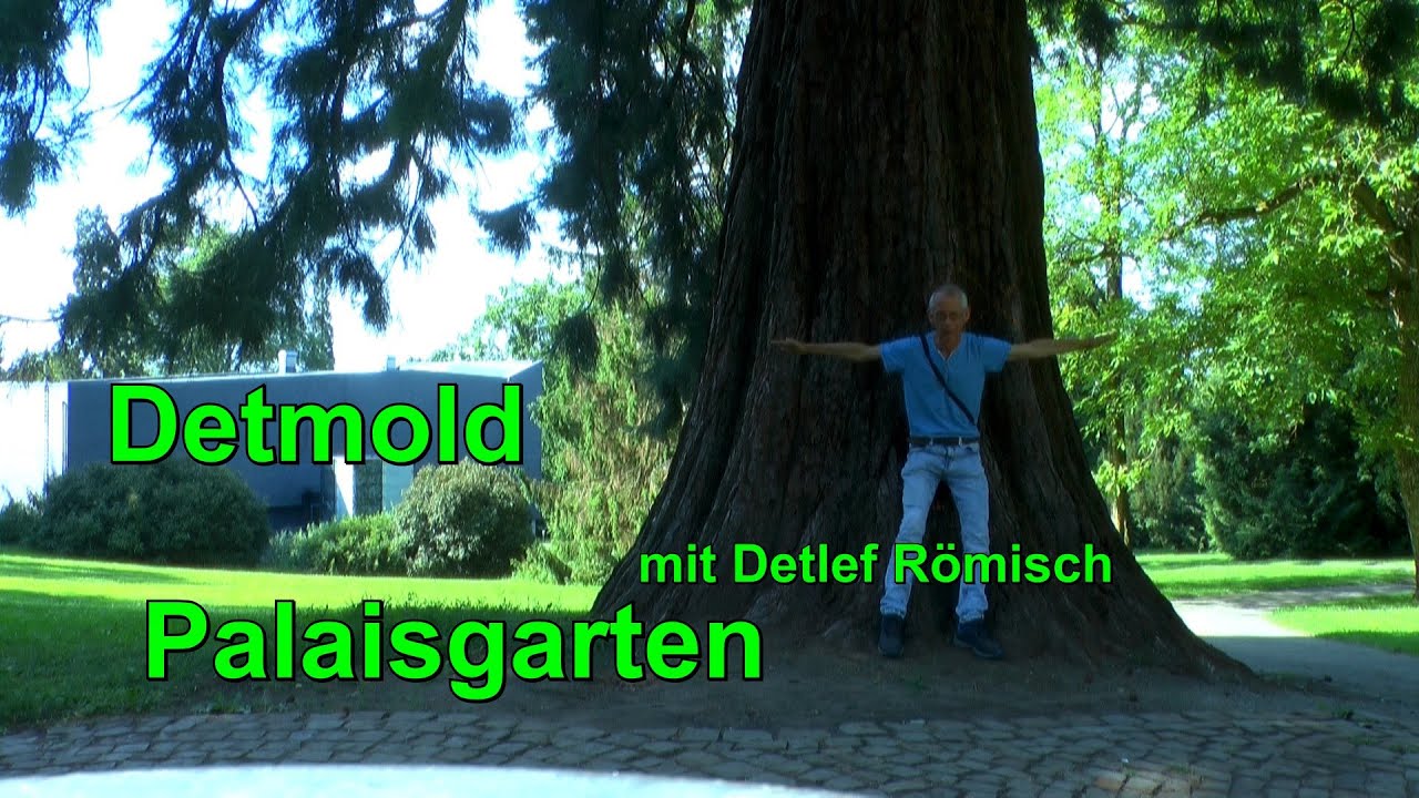 Detmold Palaisgarten Rundgang der Bäume im Park mit Detlef Römisch