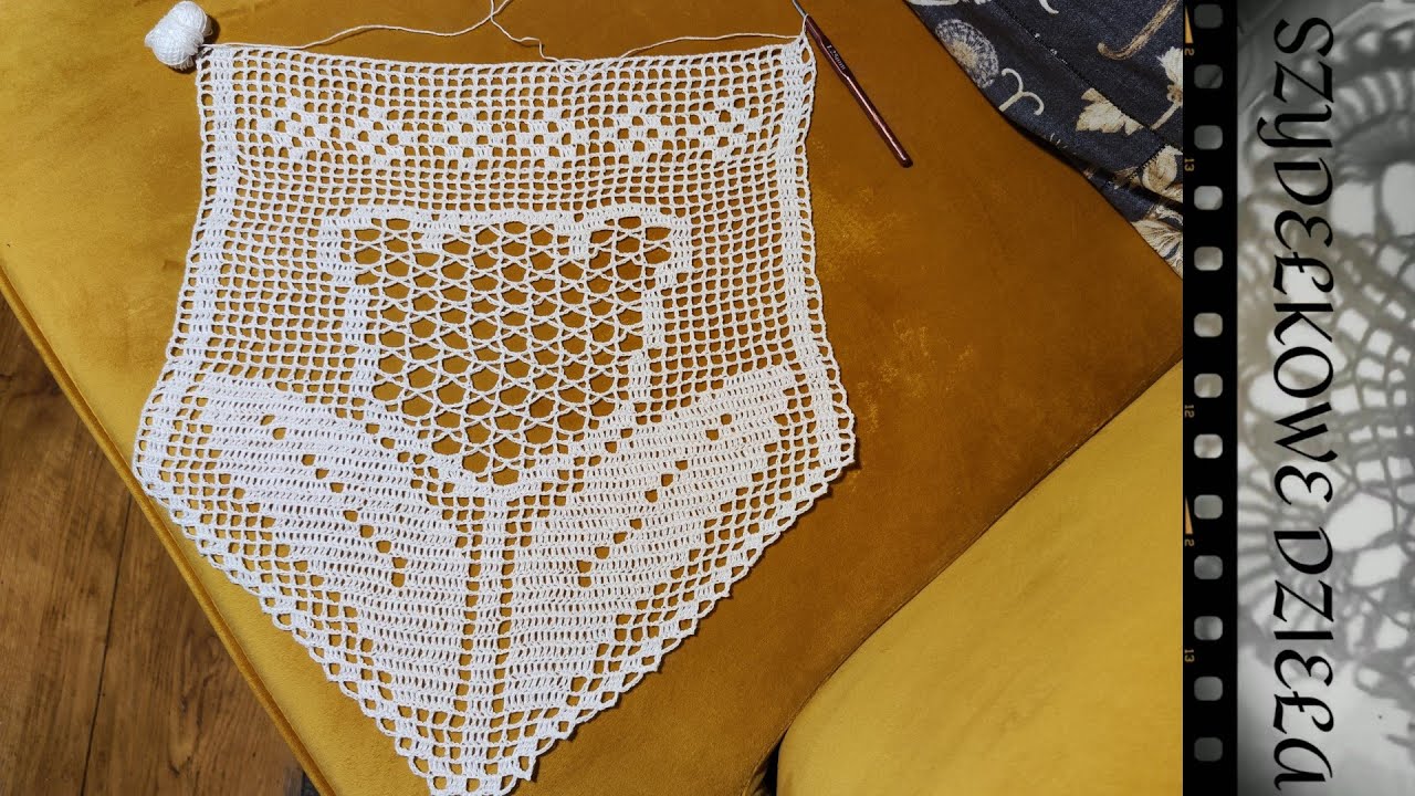 Bieżnik z tulipanami - tutorial część pierwsza