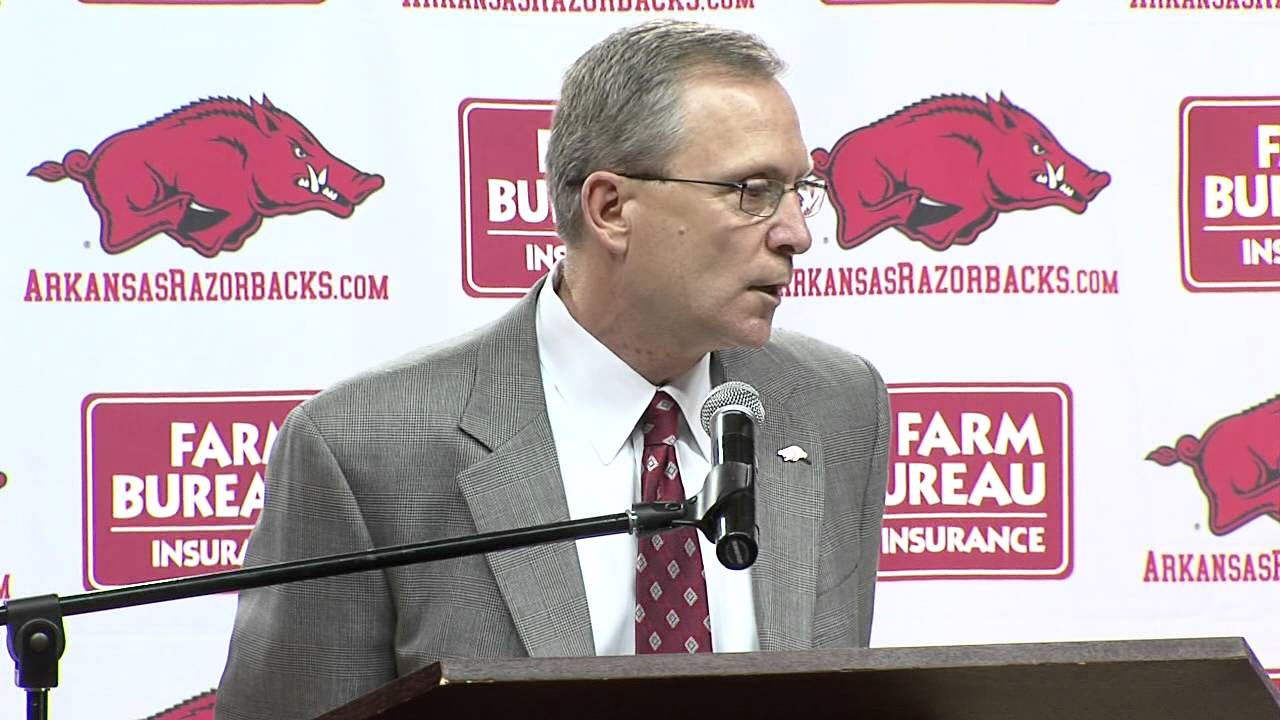 Jeff Long Fires Bobby Petrino (Press Conference)