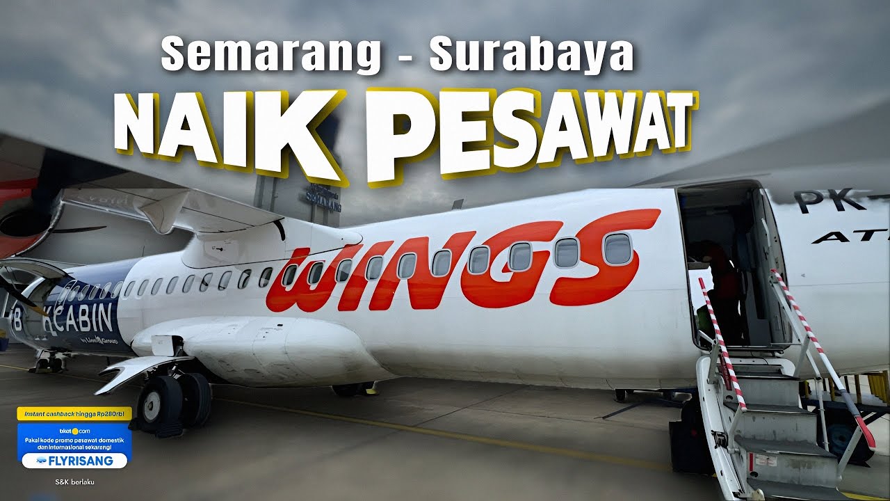 LAGI SERING BUKA RUTE BARU NIH!! Flight Review Wings Air Semarang-Surabaya Baru Terbang Udah Landing