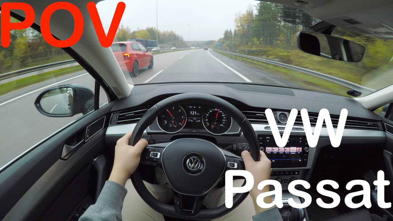 POV Volkswagen Passat Variant Autumn Day Drive + Quick Review - PointOfViewCars