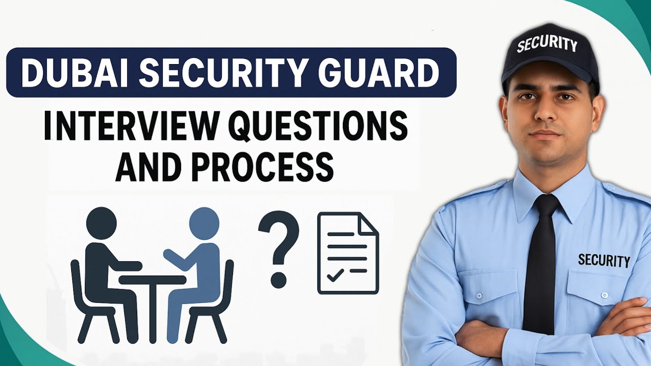Dubai Security Guard Interview Process | Dubai Security Guard Interview Kaise Hota Hai | Full Info