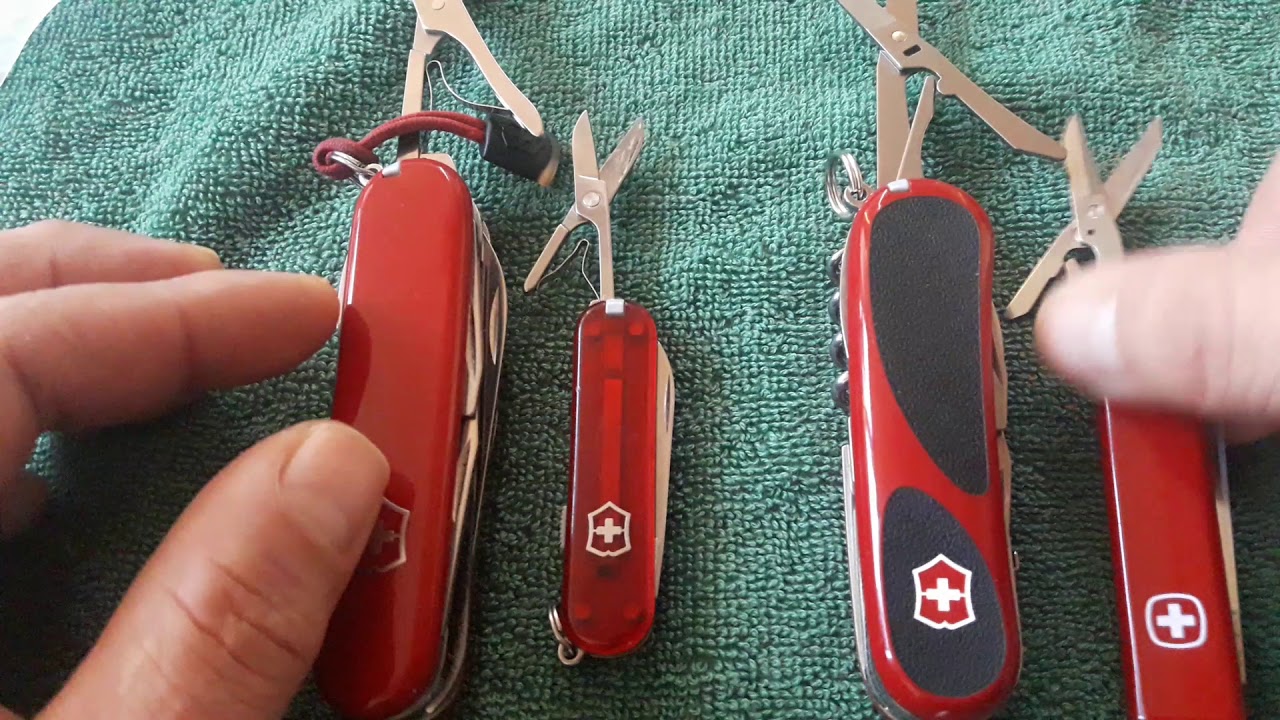 멀티툴 최고의 가위는?  VICTORINOX Vs  WENGER