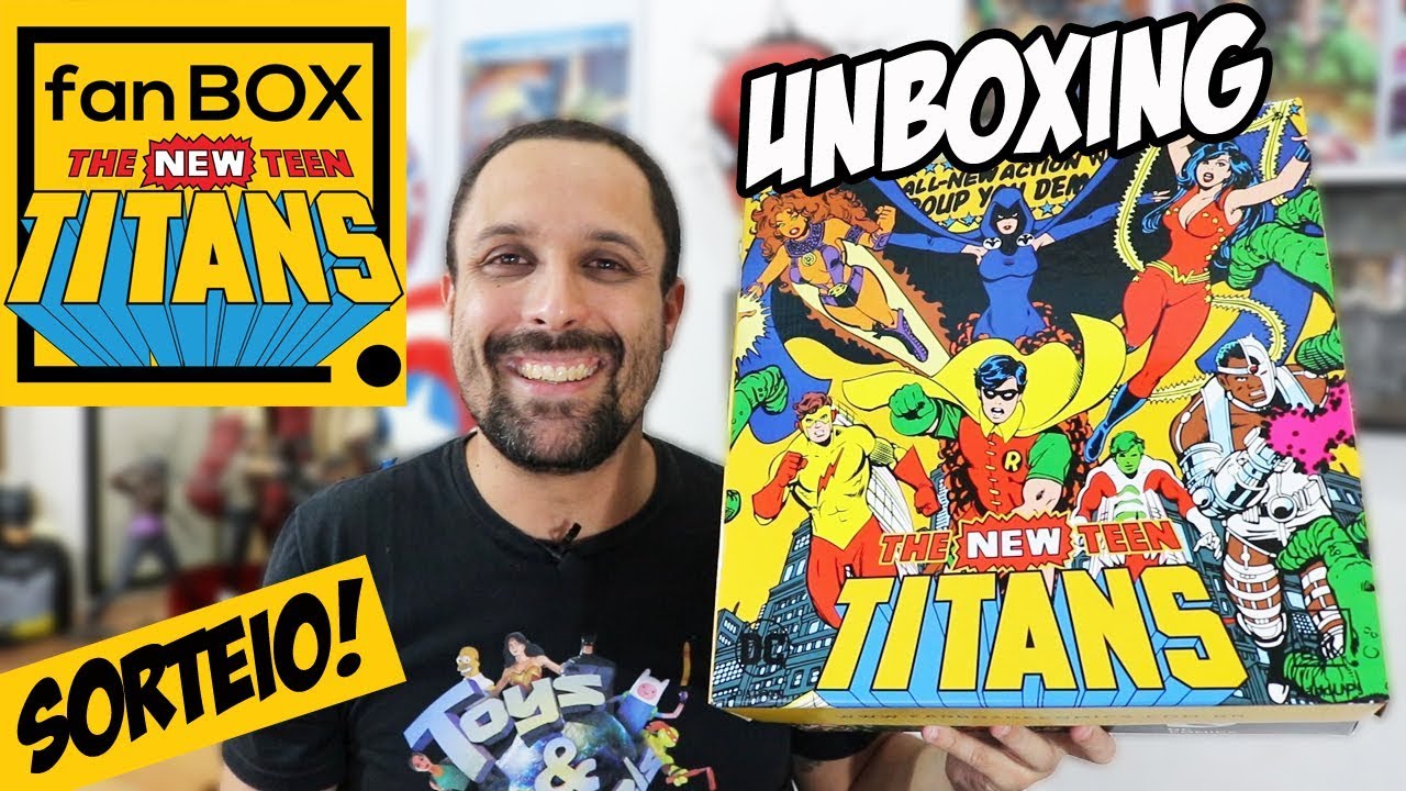 Unboxing Fan Box DC Comics Out2017 - Teen Titans - Jovens Titãs - Caixa Surpresa oficial