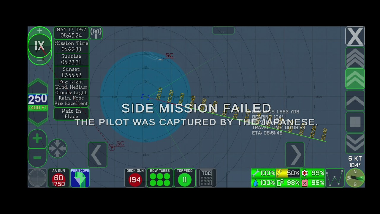 side quest failed spectacularly - Campaign: Patrol 2- Crash dive 2
