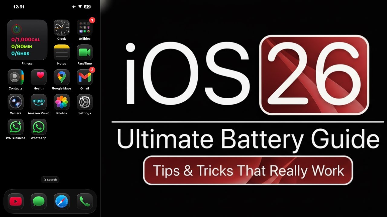 iOS 26 - Practical Battery Tips and Tricks | iMarines Tech
