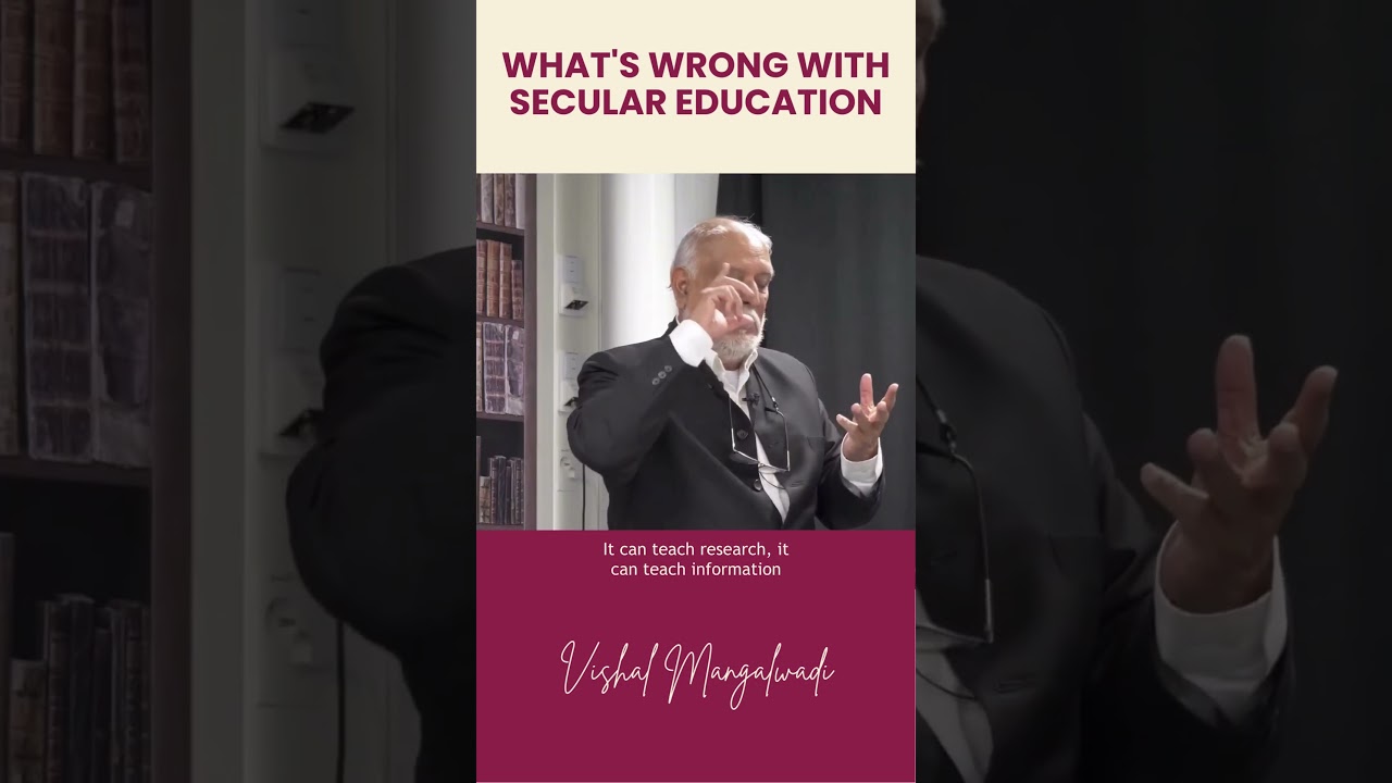 Secular Education #shorts #vishalmangalwadi #debate #truth #veritas #secularism #educationreform