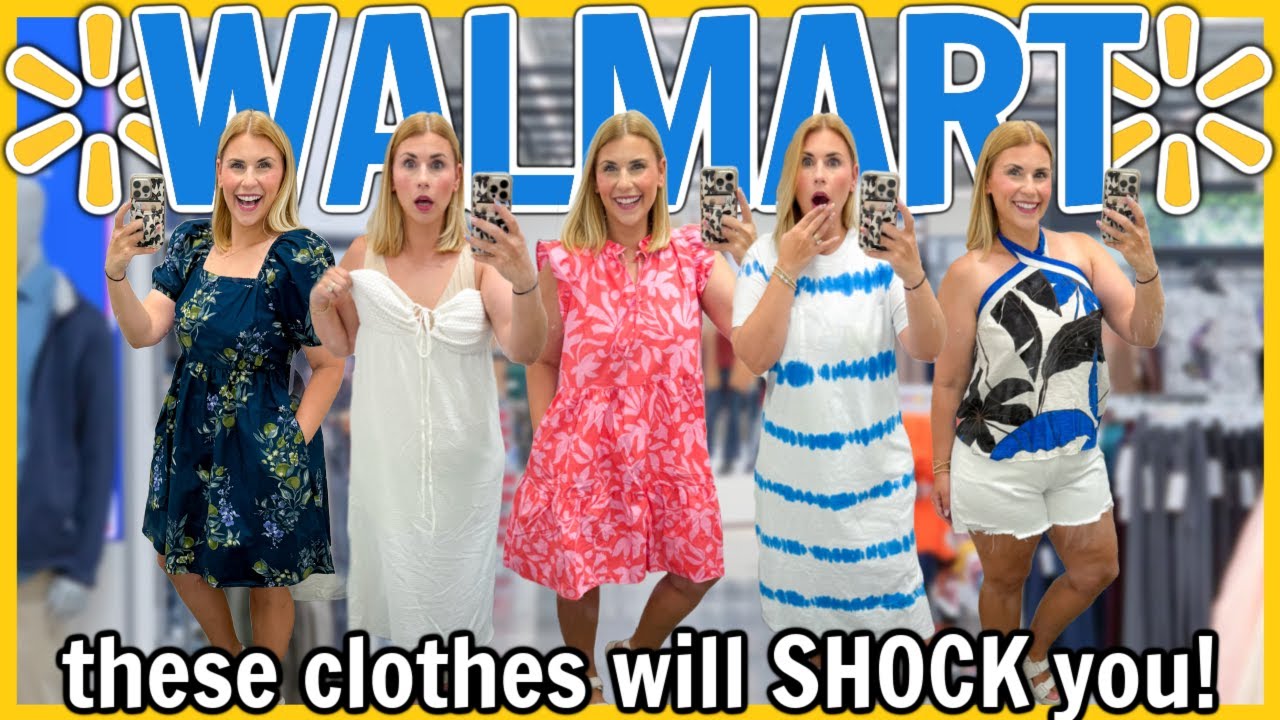 🌟 does Walmart ACTUALLY have cute Summer clothes?!👗 TRENDY + AFFORDABLE try on haul!
