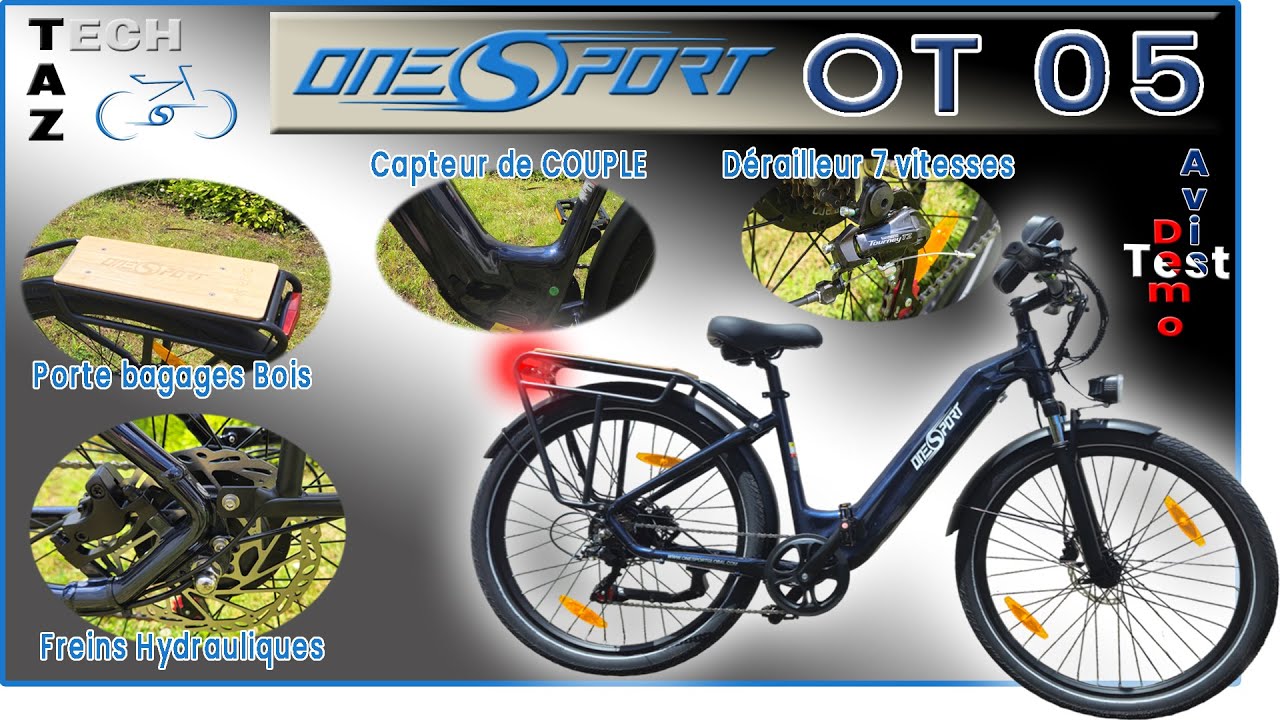 Vélo de ville économique à capteur de couple - ONESPORT OT05 - Des atouts indéniables !