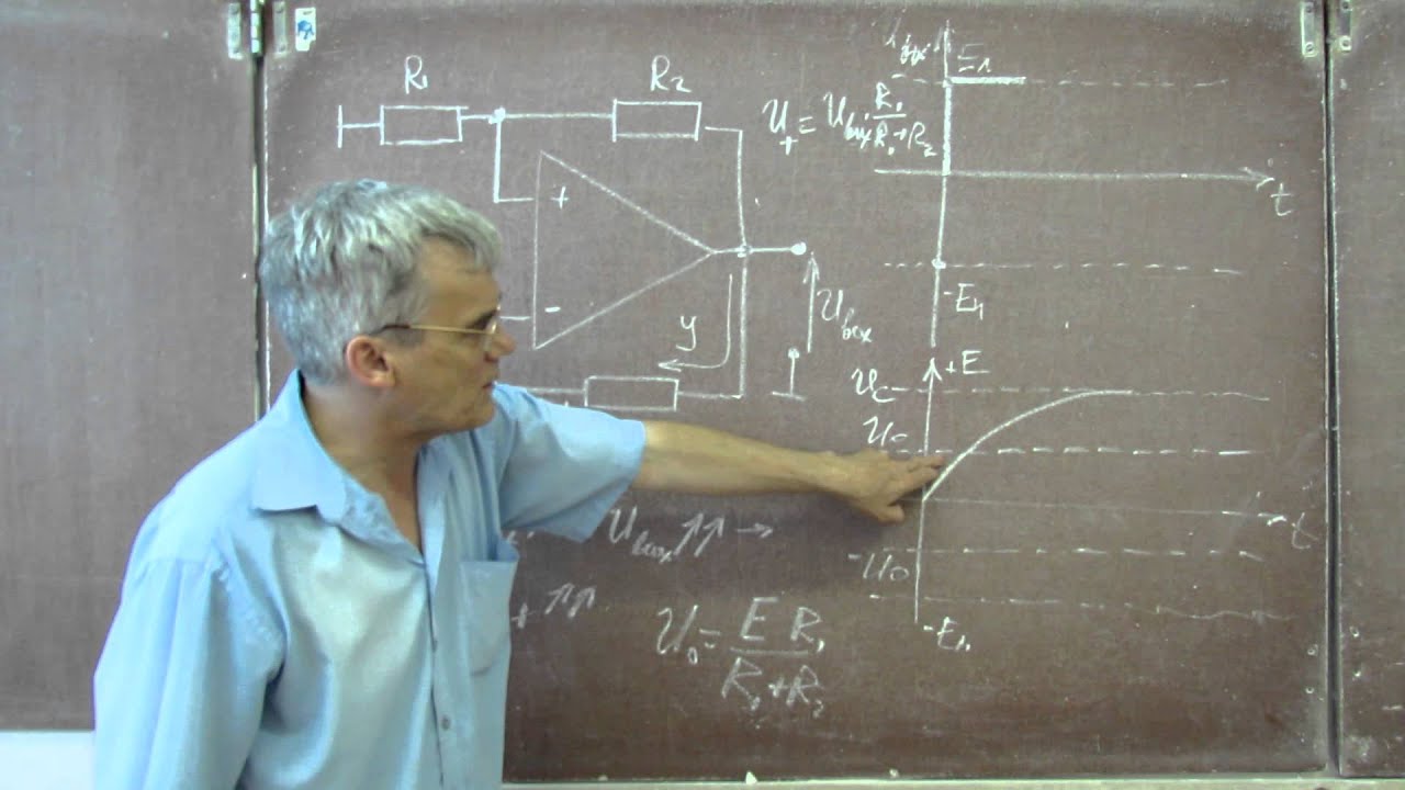 Лекция 57. Мультивибратор на ОУ