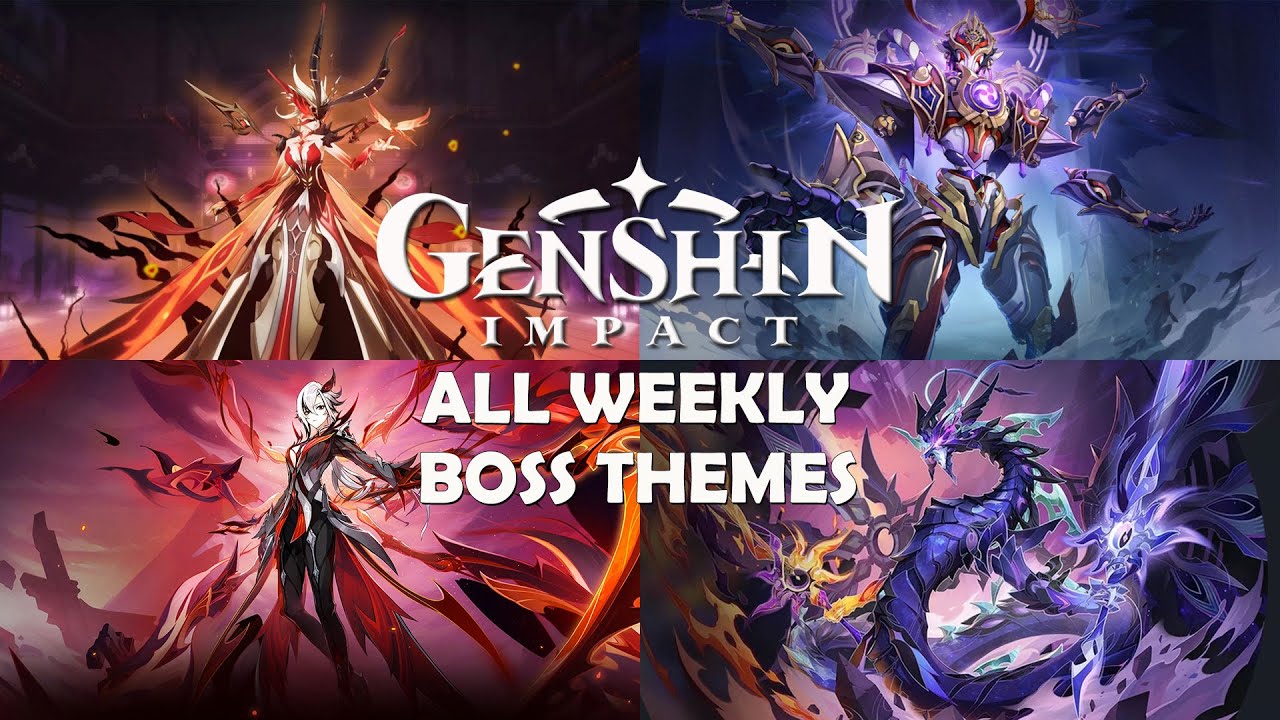 Genshin Impact All Weekly Boss Theme OST Collection from Mondstadt to Natlan