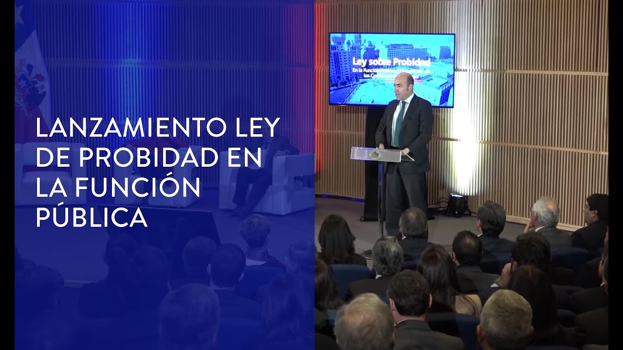 Lanzamiento Ley de Probidad en la Función Pública