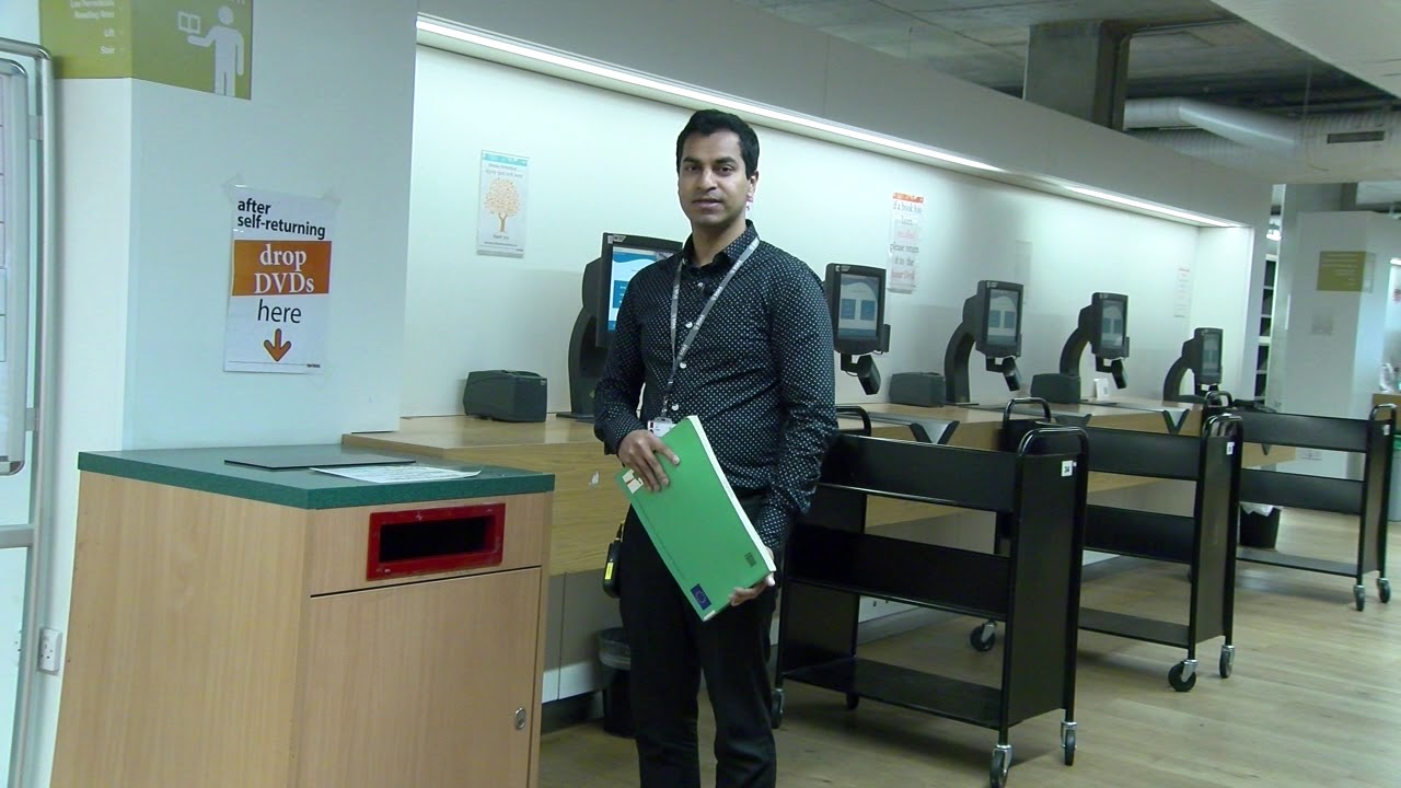 How to return items using the self-service machines