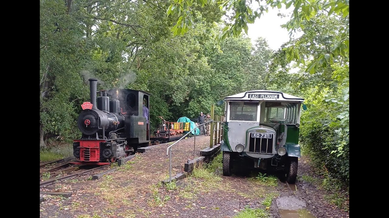 The Great Bush Railway with 4 Locos in Action!