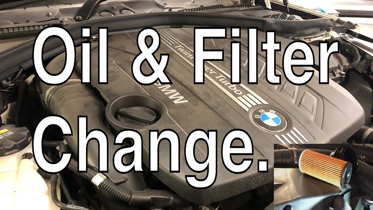 BMW 320d oil and filter change.  Step-by-step Guide.
