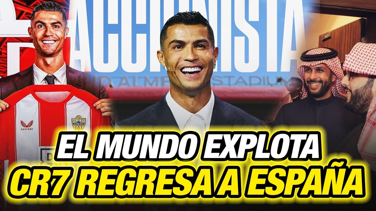 CRISTIANO RONALDO COMPRA el ALMERIA y CR7 REGRESA A EUROPA