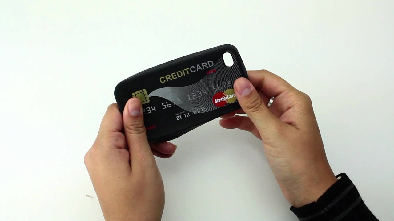 Apple iPhone 4 / 4S Silicone Soft Skin Credit Card Case Video Review