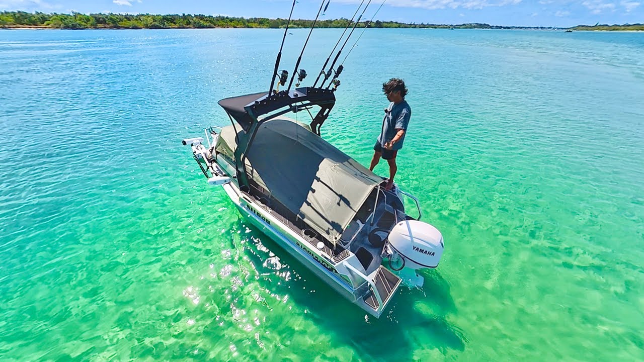 D.I.Y BOAT TENT - SOLO Remote Island Camping Begins! ALONE AGAIN