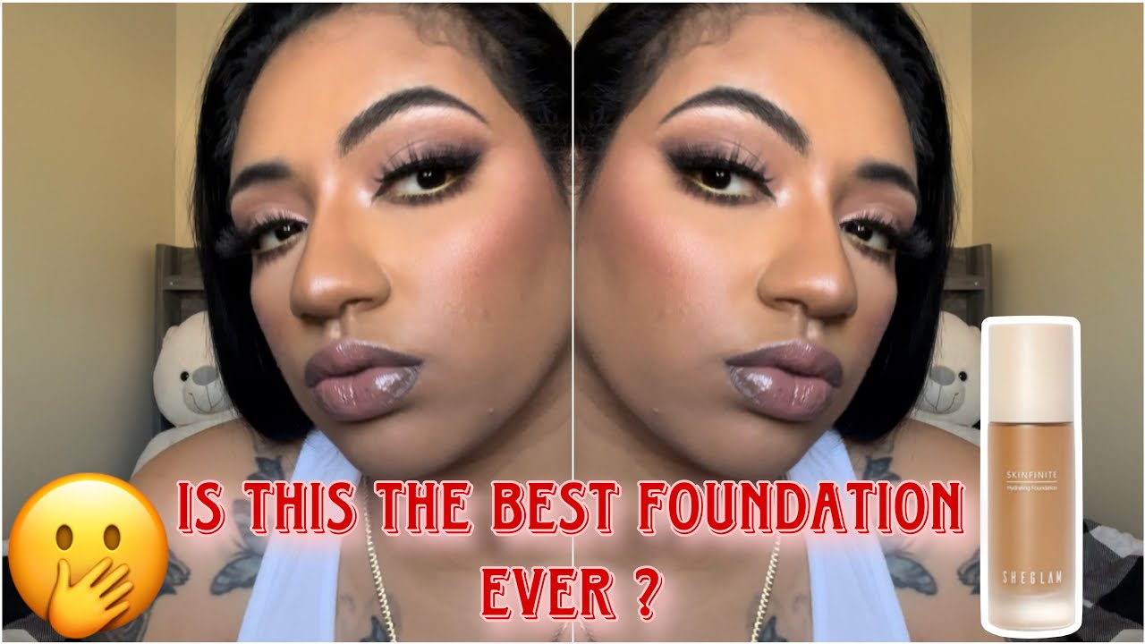 12 HR WEAR TEST | SHEGLAM SKINFINITE HYDRATING FOUNDATION | ( CAPPUCCINO ) 🔥🔥🔥