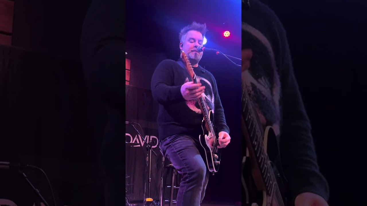 David Cook introduces new song “Rendezvous” at City Winery Nashville 3-20-2025.