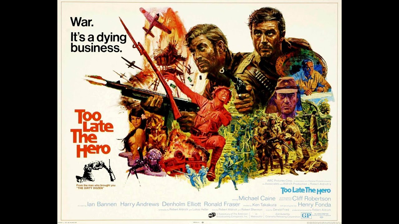 Michael Caine, Cliff Robertson, & Henry Fonda in 