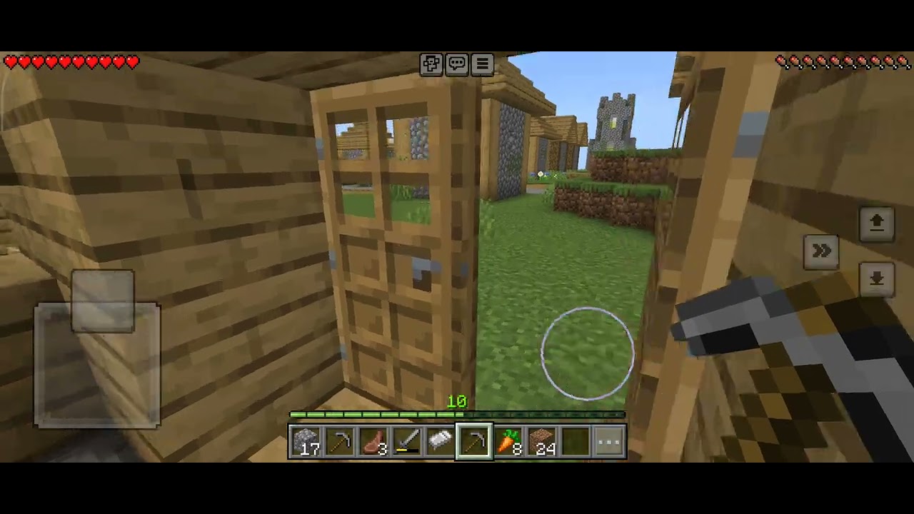 Minecraft second day noob 😲😔😔😲😲😲