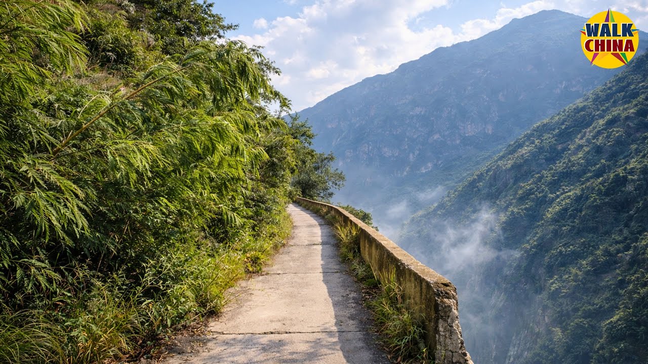 Driving Yunnan's Cliffside Road along Jinsha River - 2,379m Vertical Climb